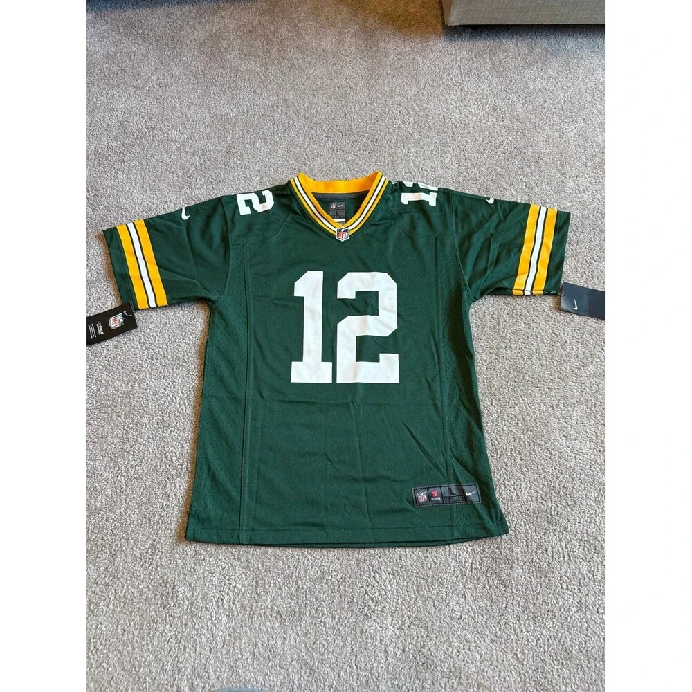 Aaron Rodgers Green Bay Packers Youth Nike NWT NFL Jersey Size Large